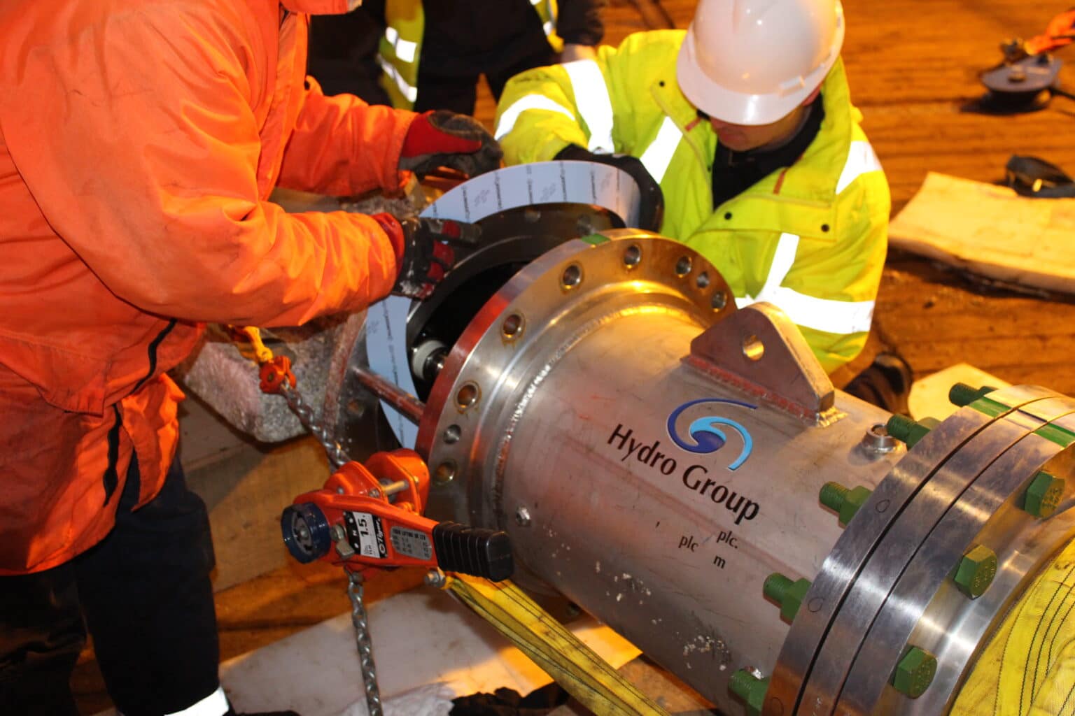 Hydro Group underwater connections solutions for MRE Wenex Equipements